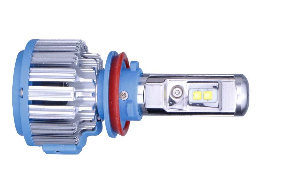 pampsee 2Pcs Plug&Play H8 H9 H11 LED Headlights T1 7000LM Auto SMD Chips 70W 6000K White Automobile Bulbs DRL Fog Light Replacement