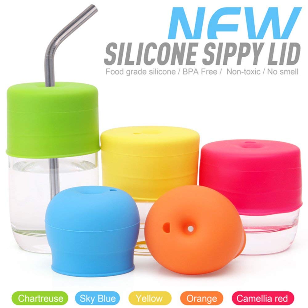 Silicone Sippy Cup Lids Straw Spill Proof Cup Cover for Water Bottle Mason Jar Baby Toddler BPA Free 10pcs/lot DEC415
Silicone Sippy Cup Lids Straw Spill Proof Cup Cover for Water Bottle Mason Jar Baby Toddler BPA Free 10pcs/lot DEC415