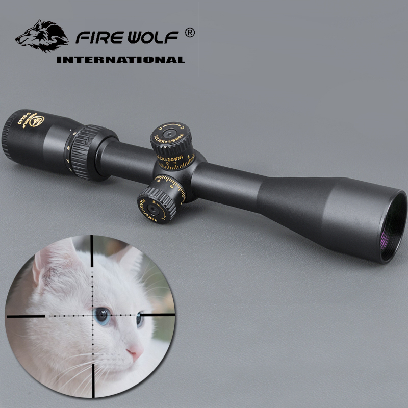 FIRE WOLF VT 3-9x40 Green glass Rifle Scope Outdoor Reticle Sight Optics Sniper Deer Tactical Hunting Scopes
FIRE WOLF VT 3-9x40 Green glass Rifle Scope Outdoor Reticle Sight Optics Sniper Deer Tactical Hunting Scopes