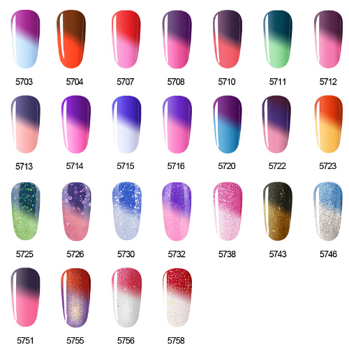 10ML Temperature Change Color Thermal Gel Polish UV Led Nail Gel Polish Soak off UV Gel Nail Polish Chameleon Varnish
10ML Temperature Change Color Thermal Gel Polish UV Led Nail Gel Polish Soak off UV Gel Nail Polish Chameleon Varnish