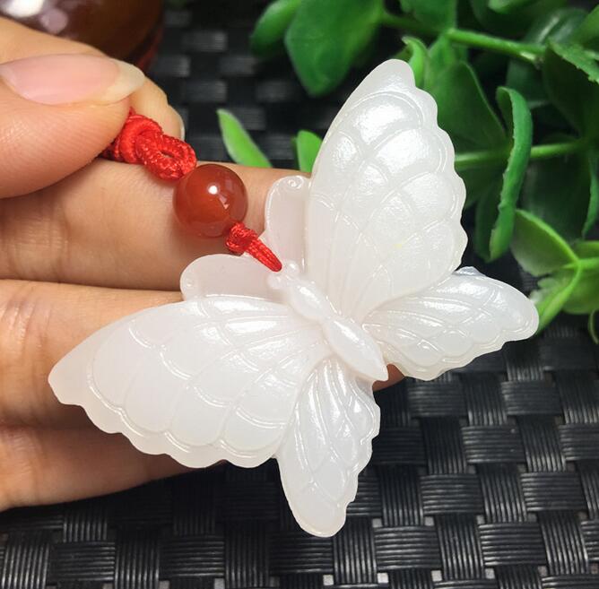 New Afghanistan White Natural Jade Butterfly Pendant Wedding Jewellery Natural Stone Lovers Pendant Statue Pendant Bridesmaid Ornament, Silver
New Afghanistan White Natural Jade Butterfly Pendant Wedding Jewellery Natural Stone Lovers Pendant Statue Pendant Bridesmaid Ornament, Silver