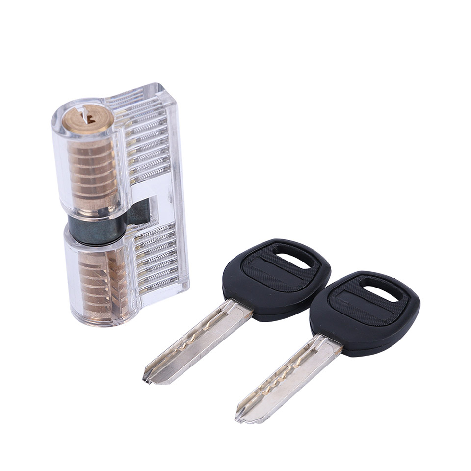 Clear 7-Pin Dimple Practice Cylinder Lock - Locksmith Training Practice Lock for Beginners
Clear 7-Pin Dimple Practice Cylinder Lock - Locksmith Training Practice Lock for Beginners