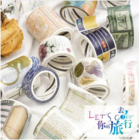 Go Travelling Series Washi Tape Decorative Adhesive Tape Decora Diy Scrapbooking Sticker Label Stationery Drop Shipping 2016
Go Travelling Series Washi Tape Decorative Adhesive Tape Decora Diy Scrapbooking Sticker Label Stationery Drop Shipping 2016