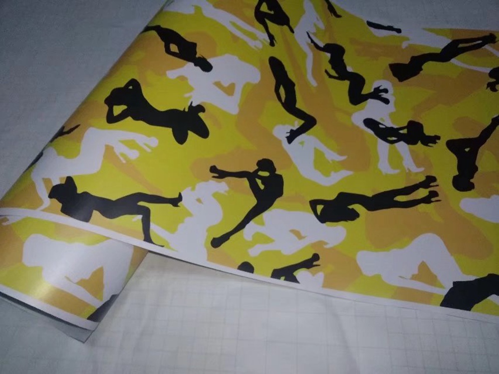 Various Color Snow Girl Camouflage Vinyl For Car & Truck Wrap styling Covering Film with air release / Bubble Freea 1,52x30m(5x98ft ) Roll