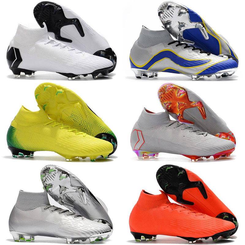 2018 New Mens CR7 Melhor Elite Ronaldo KJ VI 360 FG Soccer Shoes Football Boot Mercurial Superfly 6 Cristiano Ronaldo Men Soccer Cleats
2018 New Mens CR7 Melhor Elite Ronaldo KJ VI 360 FG Soccer Shoes Football Boot Mercurial Superfly 6 Cristiano Ronaldo Men Soccer Cleats