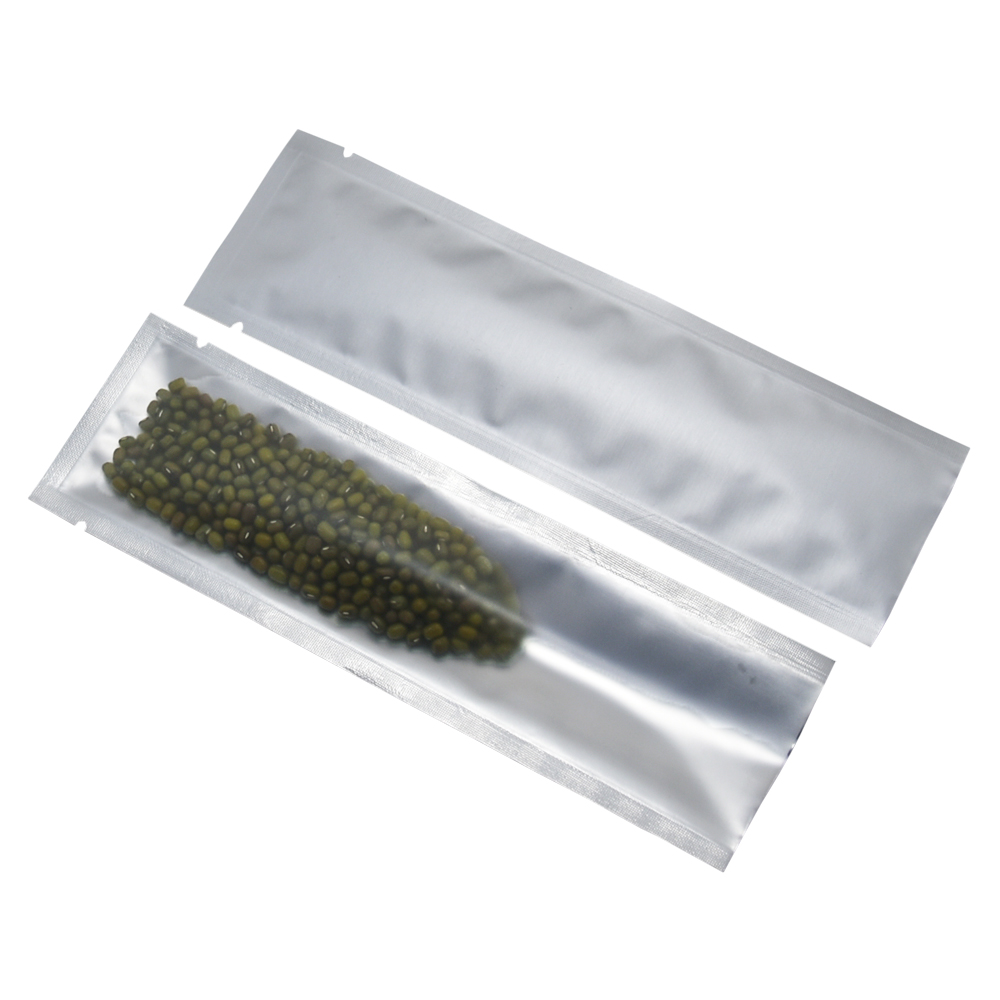 5.5*18cm Matte Clear Metallic Package Bags Heat Sealable Pouches Translucent Plastic Pure Aluminum Foil Open Top Bags 100Pcs
5.5*18cm Matte Clear Metallic Package Bags Heat Sealable Pouches Translucent Plastic Pure Aluminum Foil Open Top Bags 100Pcs