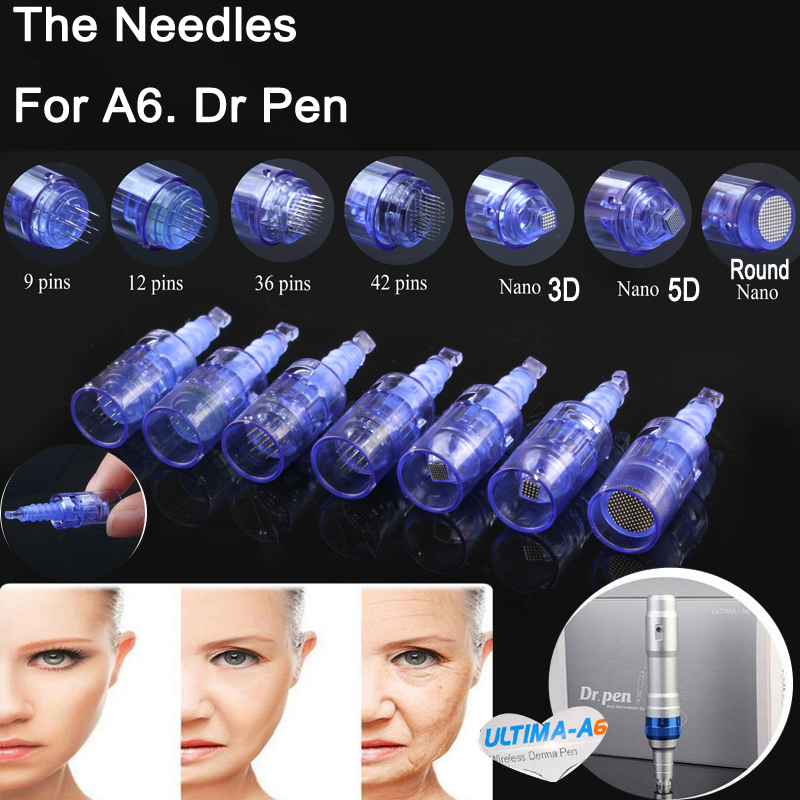 Top 50pcs Needle Cartridge For A6 Dr. Pen Derma Pen Needle 9/12/36/42 nano pin Bayonet Coupling Connection Good Quality Needles
Top 50pcs Needle Cartridge For A6 Dr. Pen Derma Pen Needle 9/12/36/42 nano pin Bayonet Coupling Connection Good Quality Needles