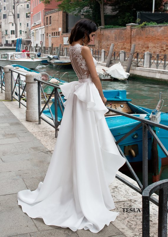 vintage mermaid wedding dresses with overskirts bateau neck lace bridal gowns sweep train illusion wedding dress plus size