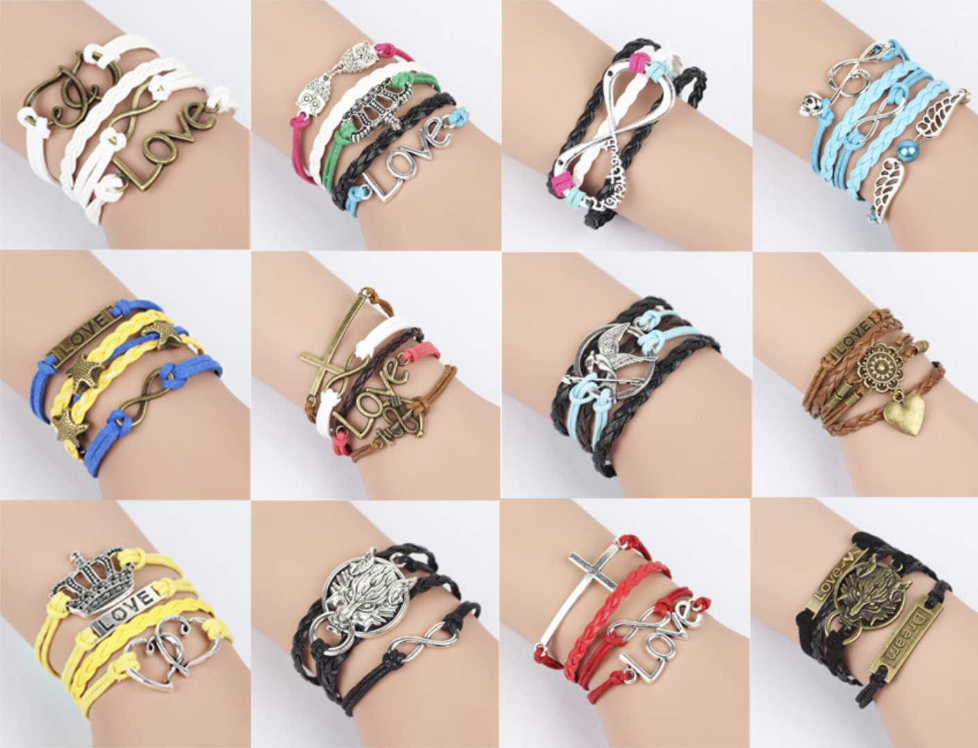 DIY Friendship Gift Ropes Bracelet Womens Mens Genuine Leather Anchor Wrap the Christmas Gift, Golden;silver
DIY Friendship Gift Ropes Bracelet Womens Mens Genuine Leather Anchor Wrap the Christmas Gift, Golden;silver