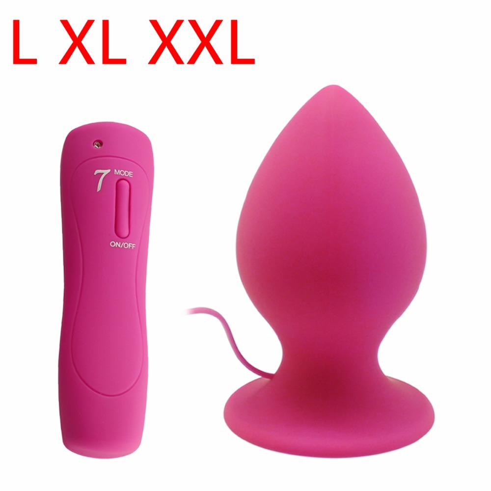 Sex Products 7 frequency vibrator Big Anal sex toys Butt Plug ,Anal Plug Set Adult Sex Toys For Woman Or Men;Unisex Erotic Toys Y1892803