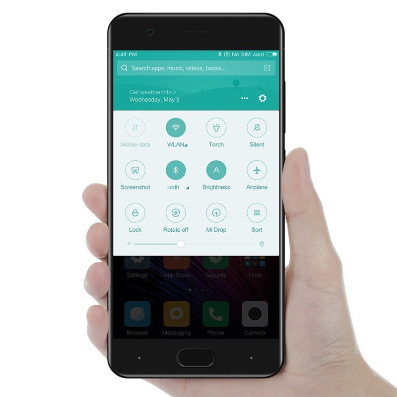 Original Xiaomi Mi6 Mi 6 4G LTE Cell Phone 4GB RAM 64GB ROM Snapdragon 835 Octa Core Android 5.15" Screen 12.0MP NFC 3350mAh Fingerprint ID Smart