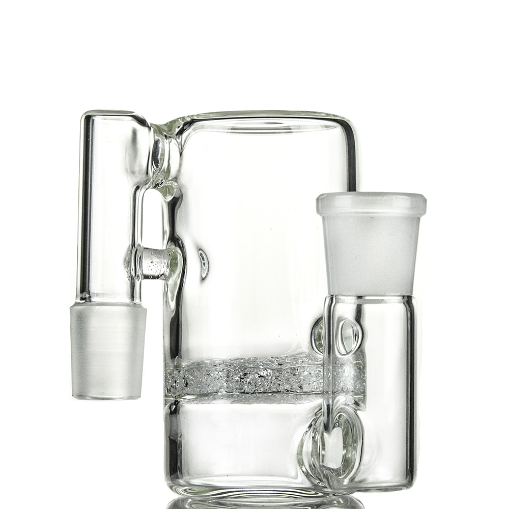 Glass 18mm Ash Catcher with Percolator Small Bong Ashcatcher Frit Perc 9.5cm Tall for Water Pipes Accessories ASH-P902
Glass 18mm Ash Catcher with Percolator Small Bong Ashcatcher Frit Perc 9.5cm Tall for Water Pipes Accessories ASH-P902