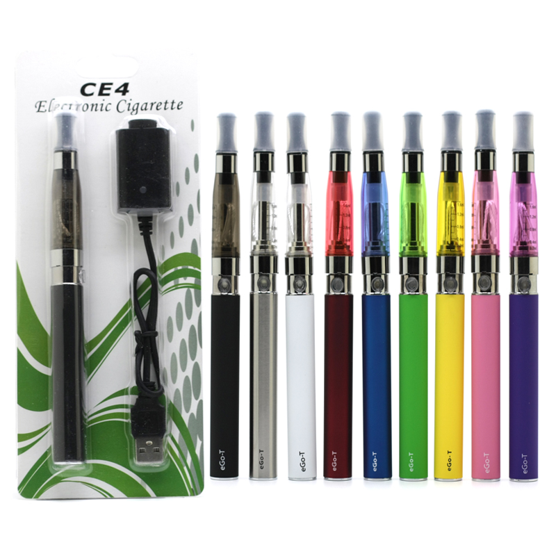 Ego-T CE4 E Cigarettes Start Kit EGO-T CE4 Atomizer Blister Vape Pen Battery 650mah CE4 Cartomizer With USB Charger
Ego-T CE4 E Cigarettes Start Kit EGO-T CE4 Atomizer Blister Vape Pen Battery 650mah CE4 Cartomizer With USB Charger