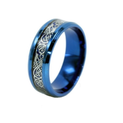 Stainless Steel Silver Gold Dragon Design Finger ring Chinese Dragon Ring Band Rings for Women Men Lovers Wedding Ring Drop Shipping 7 color