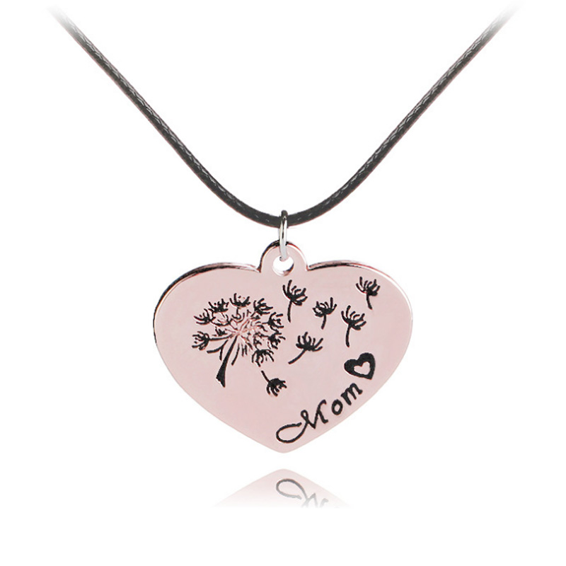 Exquisite Mom Necklace Dandelion Seed Wish Heart Pendant Necklace Mother's Day Gifts Women Choker Rope Chain Fashion Jewelry
Exquisite Mom Necklace Dandelion Seed Wish Heart Pendant Necklace Mother's Day Gifts Women Choker Rope Chain Fashion Jewelry
