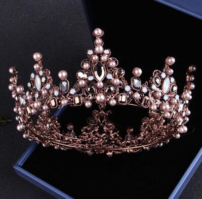 2018 Fashion Luxury Bridal Tiara Jewelry Rhinestone Pearl Necklace Crown Wedding Accessories 9 Styles Bling Wedding Hair Accessories