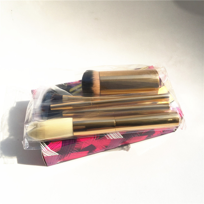 TT-Series Nicol Concilio Brush Set - Golden Handle Soft Synthetic Hair 2015 Holiday Collection - Beauty makeup brushes Blender