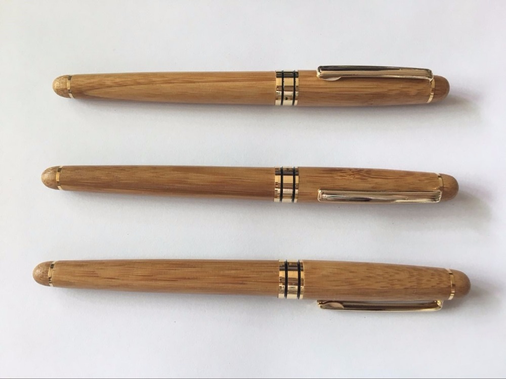 Classic bamboo fountain pen and bamboo box 1 set business gift set Germany nib