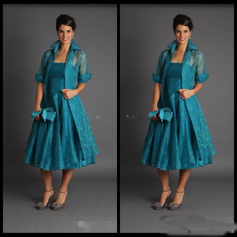2018 Plus Size Tea Length Lace Mother of The Bride Dresses With Jacket Sleeves Women Formal Suits Evening Wear, Black;red
2018 Plus Size Tea Length Lace Mother of The Bride Dresses With Jacket Sleeves Women Formal Suits Evening Wear, Black;red