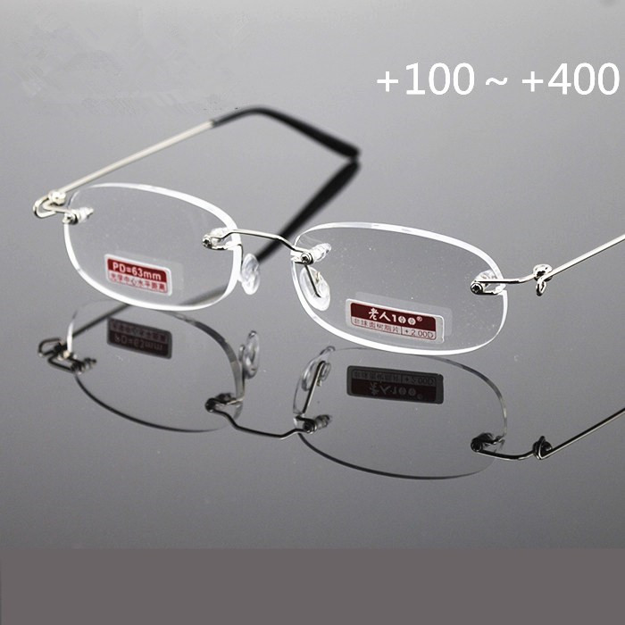 Top Grade Ultralight Frameless Reading Glasses women men Unisex High-Definition Rimless glasses Best-selling Free Shipping ChristmasCI1044 от DHgate WW