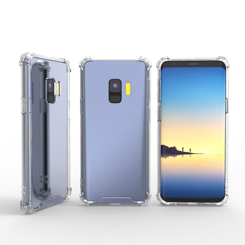 Phone Cases For Iphone 17 Air 16 15 14 13 12 Mini 11 Pro XR XS MAX 8 X Samsung S20 S10 S8 Plus Note 10 Cover Air Cushion Hard Back Acrylic