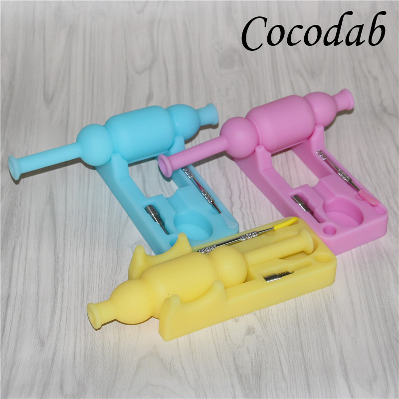 Glow in dark silicone nectar collector 10mm water smoking dab straw bong nector collector with Gr2 Titanium nail and dabber tool
Glow in dark silicone nectar collector 10mm water smoking dab straw bong nector collector with Gr2 Titanium nail and dabber tool