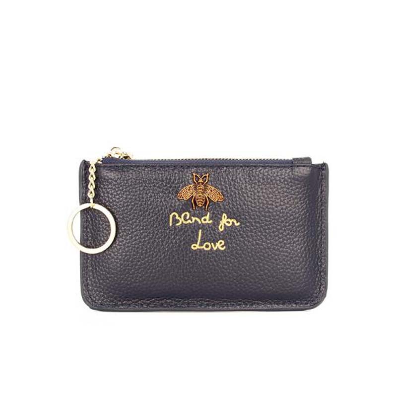 New Genuine Leather European and American big ladies leather short coin purse zipper mini lychee ring key
New Genuine Leather European and American big ladies leather short coin purse zipper mini lychee ring key