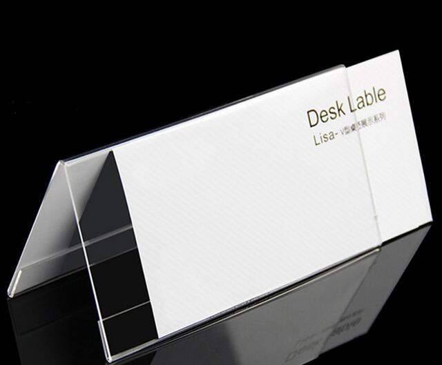 Multifunctional T1.2mm 200*100mm triangle table card double-sided display Meeting card Price tag Label frame Advertising Promotion Name Card
Multifunctional T1.2mm 200*100mm triangle table card double-sided display Meeting card Price tag Label frame Advertising Promotion Name Card