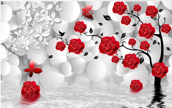 Custom Photo Wallpaper 3D Stereo Original 3d sphere background rose tree reflection TV background wall Wall Mural Wall Paper Painting, Custom sizes
Custom Photo Wallpaper 3D Stereo Original 3d sphere background rose tree reflection TV background wall Wall Mural Wall Paper Painting, Custom sizes