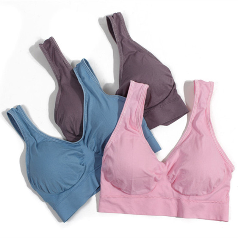 YUIYE Brand Large Size Underwear (3pcs/set) Cotton Pad Compound Bra Ms. Soft Breathable 6 Color Vest Underwear от DHgate WW
