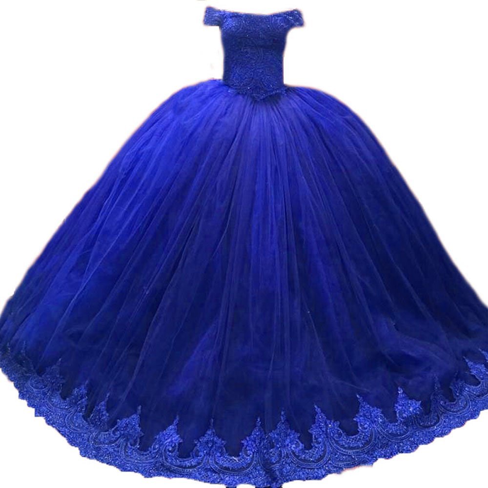 2017 Elegant Sexy Bateau Lace Ball Gown Quinceanera Dress with Appliques Lace Up Plus Size Sweet 16 Dress Vestido Debutante Gowns BQ102