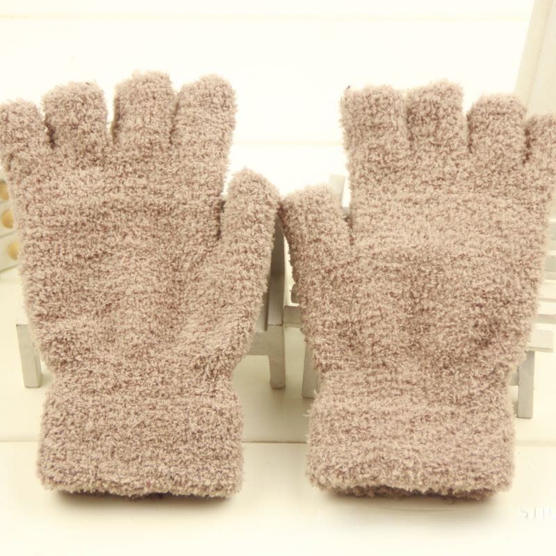 Women Half Fingers Gloves Winter Warm Mittens Adult Size Woman Fashion Fingerless Glove Wholesale Melody2041