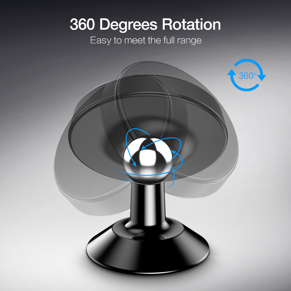 The new stainless steel stick magnet frame car bracket universal intelligent mobile phone mobile phone holder magnet