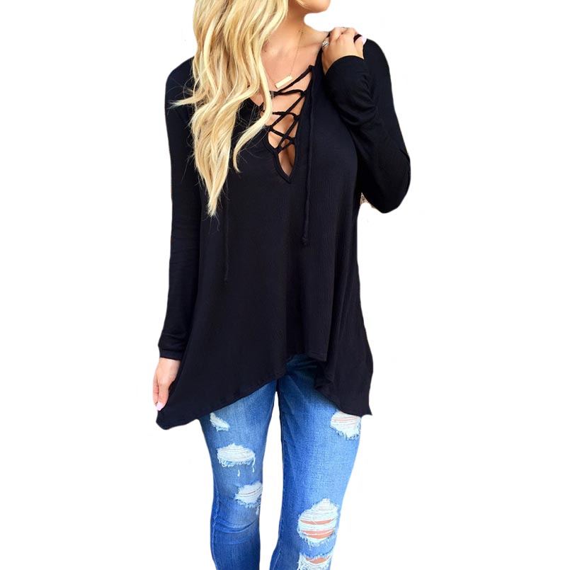 Bandage T Shirt Female Long Polyester Black t Shirt with Hat High Quality Deep V Neck Woman Tops Plus Size T shirts, Blue
Bandage T Shirt Female Long Polyester Black t Shirt with Hat High Quality Deep V Neck Woman Tops Plus Size T shirts, Blue