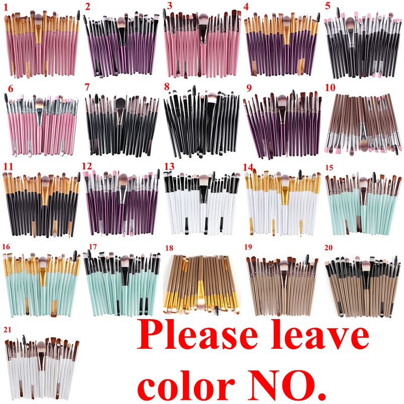 20Pcs Cosmetic Makeup Brushes Set Powder Foundation Eyeshadow Eyeliner Lip Brush Tool Brand Make Up Brushes beauty tools pincel maquiagem
20Pcs Cosmetic Makeup Brushes Set Powder Foundation Eyeshadow Eyeliner Lip Brush Tool Brand Make Up Brushes beauty tools pincel maquiagem