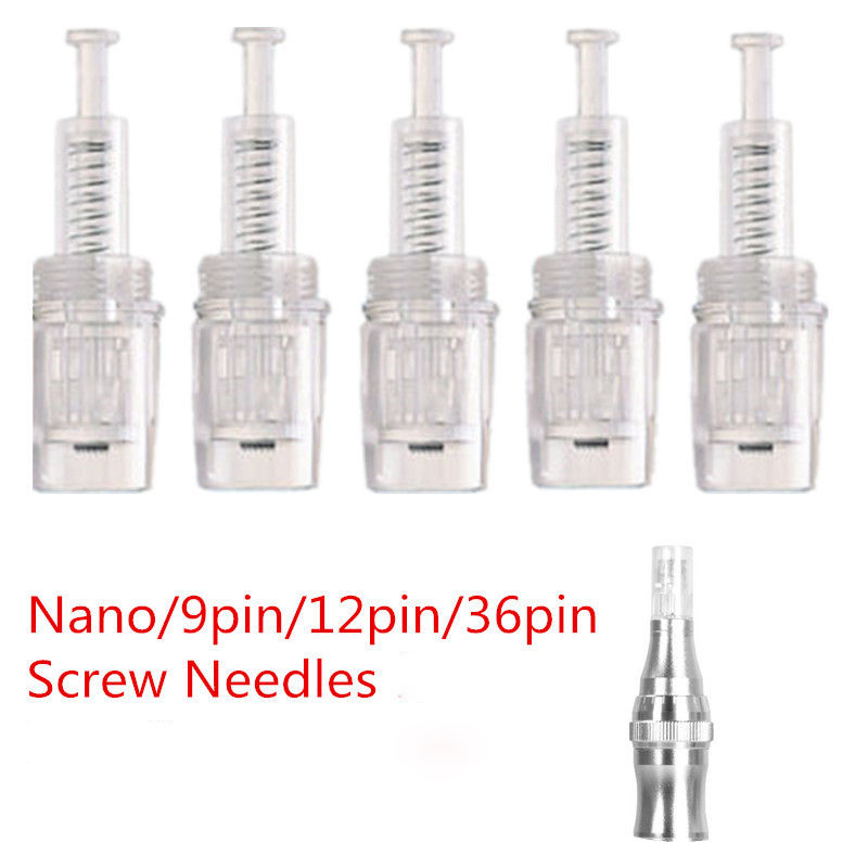 9/12/36 pins/Nano Needle Cartridge Screw Port Needle Cartridges For Auto Microneedle Stamp Derma Pen 
9/12/36 pins/Nano Needle Cartridge Screw Port Needle Cartridges For Auto Microneedle Stamp Derma Pen