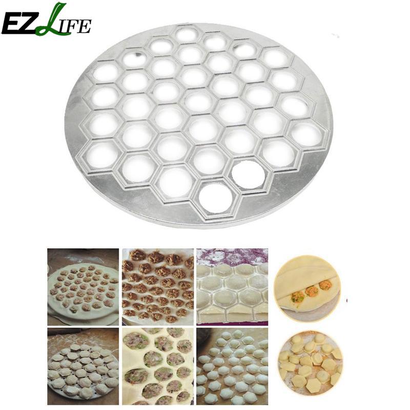 Diy Aluminum 37 Holes Dumpling Mould Tools Dumplings Maker Ravioli Mold Pelmeni Dumplings Tools Make Pastry Dumpling CHW8448