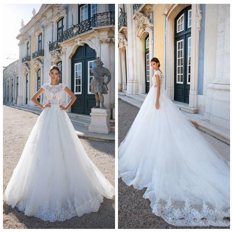 Modest Sheer Garden Wedding Dresses A Line Cap Sleeveless Lace Appliques Sequins Illusion Button Covered Back Church Bridal Gowns, Same as image
Modest Sheer Garden Wedding Dresses A Line Cap Sleeveless Lace Appliques Sequins Illusion Button Covered Back Church Bridal Gowns, Same as image