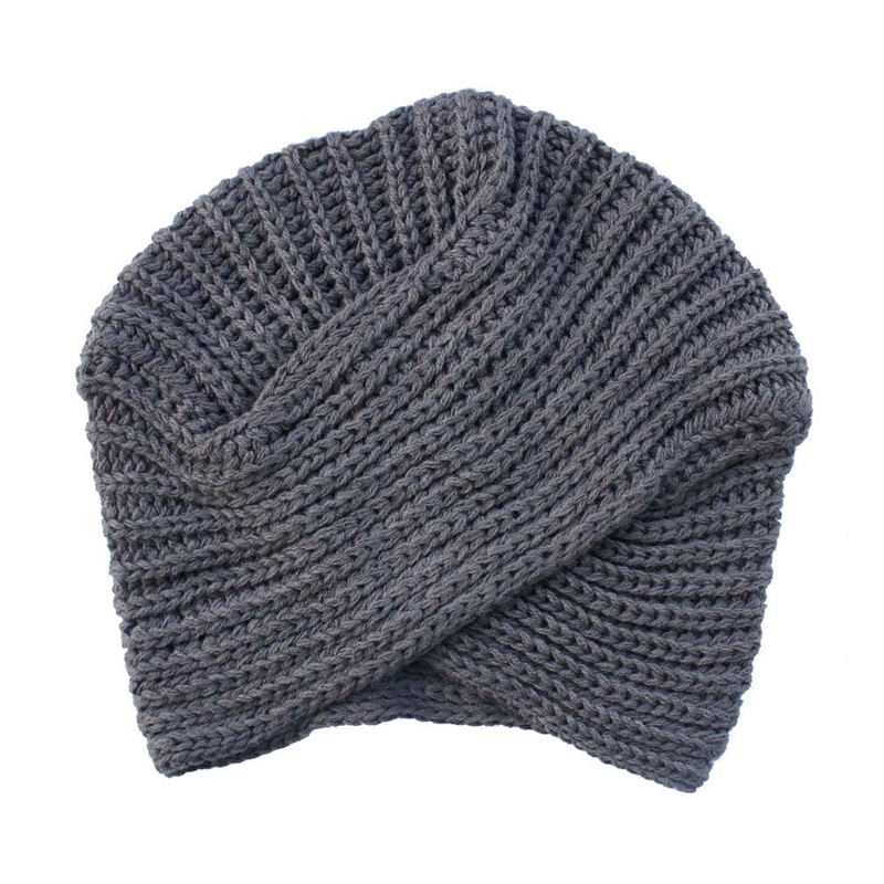 Knit Cross Ear Muff Hat Skull Caps New Beanie Autumn Winter Women turban Hats Black White drop ship 010095