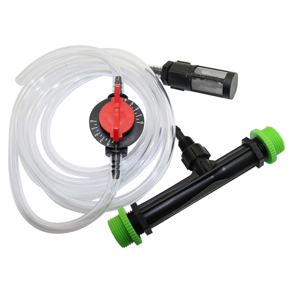 Agriculture Venturi Fertilizer Injector kit with 1/2 Inch to 3/4 Inch Thread Greenhouse Irrigation Fitting Ozone Injector 1 Set, Black
Agriculture Venturi Fertilizer Injector kit with 1/2 Inch to 3/4 Inch Thread Greenhouse Irrigation Fitting Ozone Injector 1 Set, Black