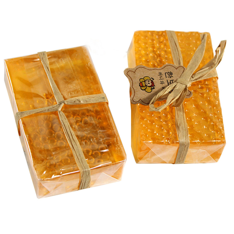 New Arrival 1PC 100% HandMade Whitening Peeling Glutathione Arbutin Honey Kojic acid Soap 90g