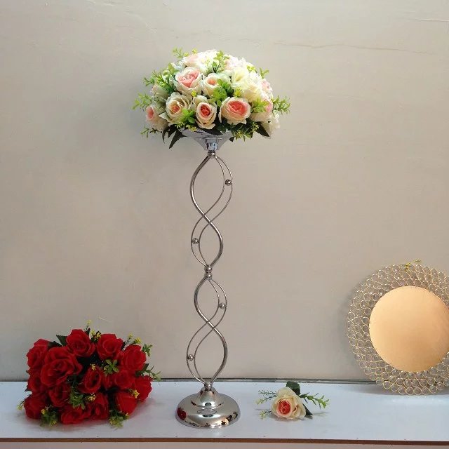 67cm Tall wedding Table centerpiece Metal Flower Stand Flower Vase Elegant Wedding Decoration Wedding Supplies for Party, Silver
67cm Tall wedding Table centerpiece Metal Flower Stand Flower Vase Elegant Wedding Decoration Wedding Supplies for Party, Silver