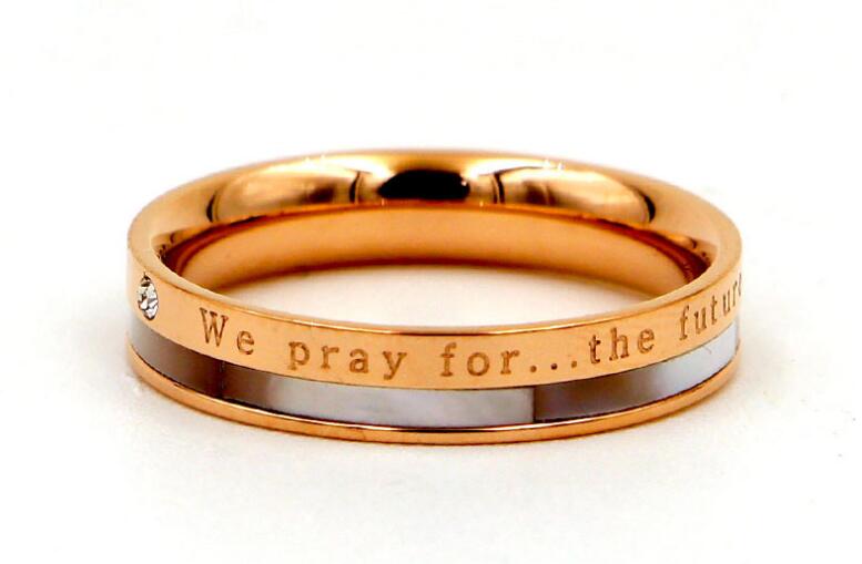 Korean temperament English color shell rose gold ring tail fashion personality personality index finger titanium steel ring
Korean temperament English color shell rose gold ring tail fashion personality personality index finger titanium steel ring