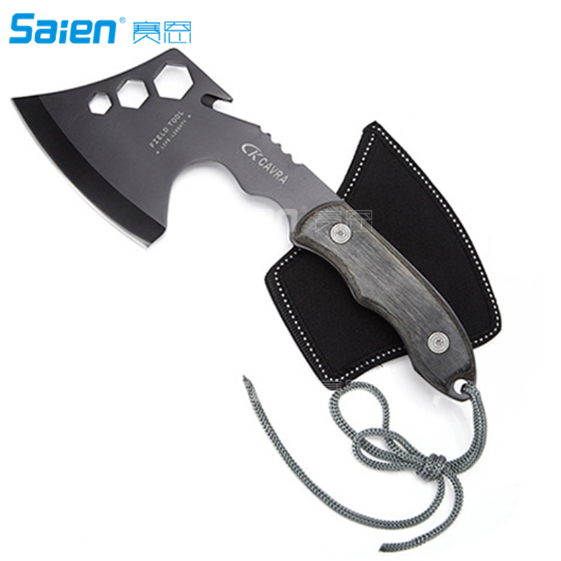 Survival Hatchet: Hand Held Camping Axe with Full Tang / Sheath - Ideal Tool for Outdoor Tactical Use & Hunting
Survival Hatchet: Hand Held Camping Axe with Full Tang / Sheath - Ideal Tool for Outdoor Tactical Use & Hunting