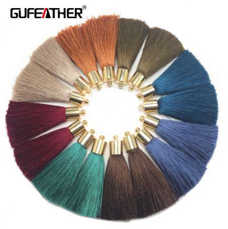 GUFEATHER L95/5CM/jewelry accessories/silk tassel with cap/diy jewelry/earings making /Tassel necklace/embellishments/4pcs
GUFEATHER L95/5CM/jewelry accessories/silk tassel with cap/diy jewelry/earings making /Tassel necklace/embellishments/4pcs