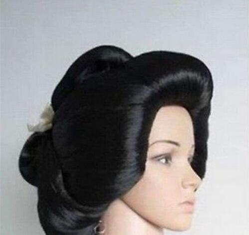 Women's Peruca The Parrucca No Lace Front Ladies Retro Palace Black Geisha Plate Hair Anime Cosplay Wig Good Cos
Women's Peruca The Parrucca No Lace Front Ladies Retro Palace Black Geisha Plate Hair Anime Cosplay Wig Good Cos
