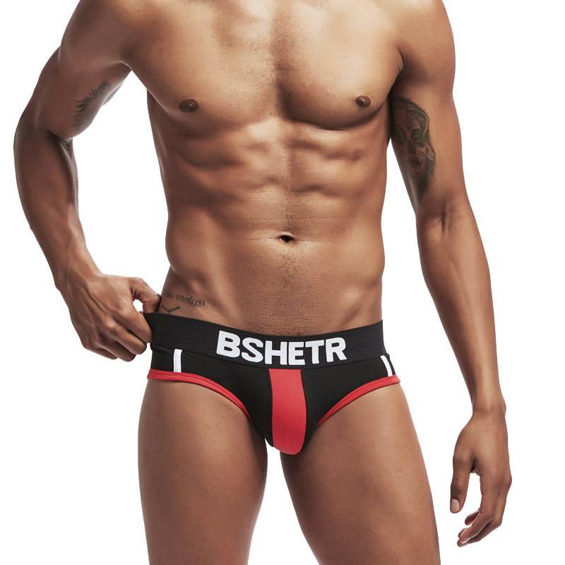 BSHETR Brand New Design Male Underwear Men Soft Briefs Cotton Male Panties Slip Cueca Mens Briefs Gay Underpant Fashion Pants R-106, Black
BSHETR Brand New Design Male Underwear Men Soft Briefs Cotton Male Panties Slip Cueca Mens Briefs Gay Underpant Fashion Pants R-106, Black