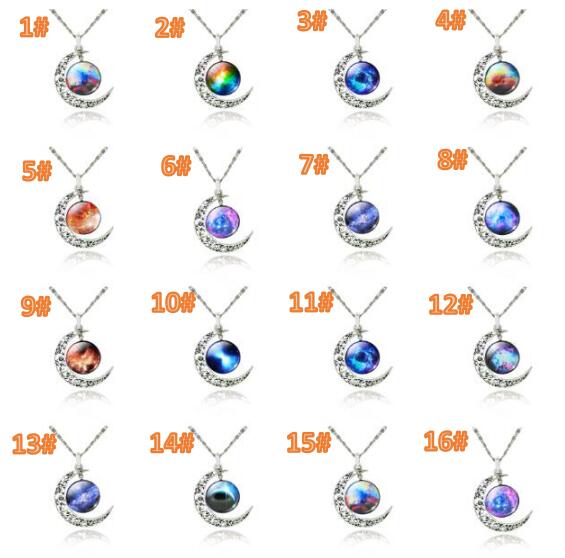 Vintage moon necklace starry Moon Outer space Universe Gemstone necklaces pendants Chain jewelry Children Accessories, As photo
Vintage moon necklace starry Moon Outer space Universe Gemstone necklaces pendants Chain jewelry Children Accessories, As photo