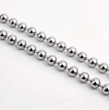 Hot Sale Promotional Perlenkette Pre-Cut Three Foot Length Stainless Steel Ball Chains
Hot Sale Promotional Perlenkette Pre-Cut Three Foot Length Stainless Steel Ball Chains