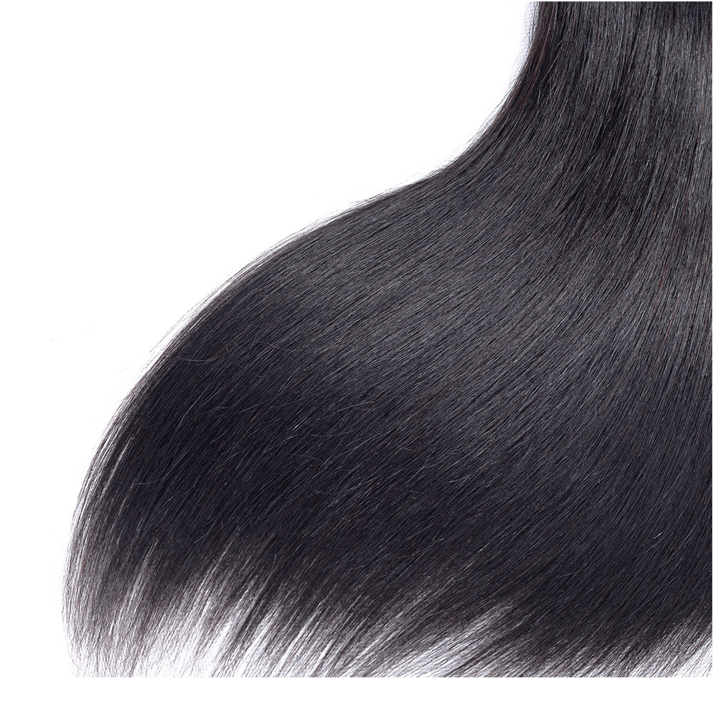 Peruivan Malaysian Indian Brazilian Hair Bundles Unprocessed Straight 8A Human Hair Weave 3pcs Dyeable Hair Extensions Double Weft